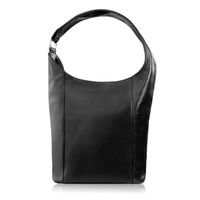 torebka damska skórzana klasyczna shopperka czarna a4 pojemna abruzzo