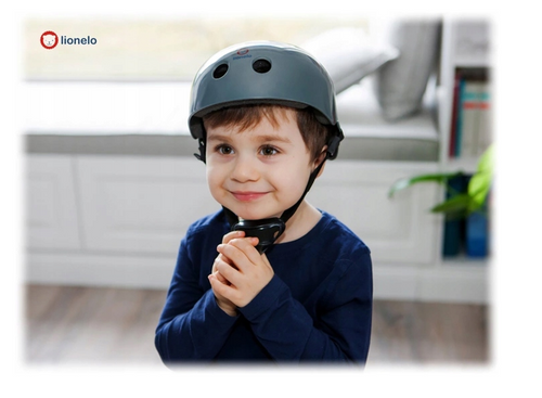 Lionelo: Kask Rowerowy szary na Arena.pl