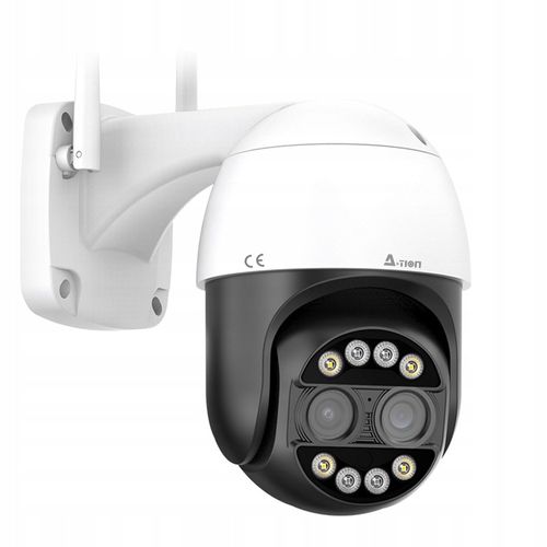 ZEWNĘTRZNA OBROTOWA KAMERA IP WIFI 8MPX 4K ULTRA HD 8x ZOOM DO MONITOROWANI na Arena.pl