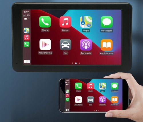 STACJA MULTIMEDIALNA SAMOCHODU RADIO CARPLAY ANDROID APPLE 7" 1080p PL Menu na Arena.pl