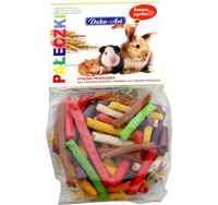 DAKO-ART Pałeczki Kolorowe paluszki ciastka przysmak królika gryzoni 75g