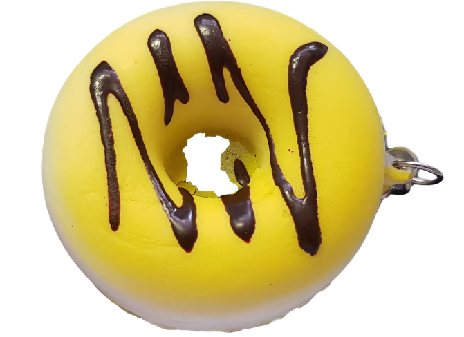 Brelok breloczek do kluczy PĄCZEK DONUT DONAT zdjęcie 1