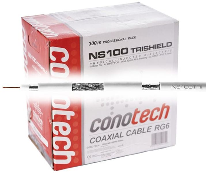 Kabel antenowy Conotech NS100 Trishield na metry zdjęcie 1