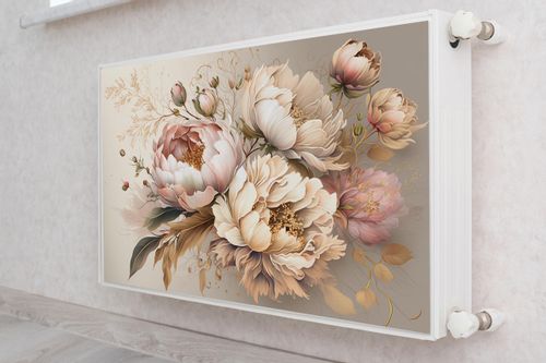 Mata Magnetyczna Na Kaloryfer PEONIE Kwiaty Styl Vintage 120cm x 60cm na Arena.pl