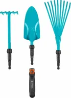 ZESTAW NARZĘDZI OGRODOWYCH (ŁOPATKA GRABIE TRZONEK) Gardena Combisystem