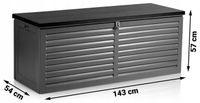 SKRZYNIA Ogrodowa Tarasowa Balkonowa 390L - Pojemna - Solidna - do 200 kg