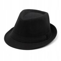 KAPELUSZ CZARNY KLASYCZNY TRILBY JACKSON r. 62cm