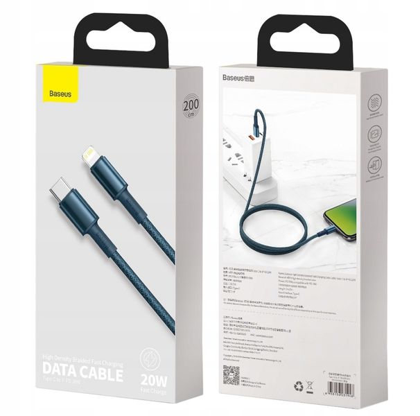 Kabel niktrade USB typ C - Apple Lightning 2 m niebieski zdjęcie 5