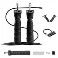 SKAKANKA BOKSERSKA MOCNA REGULOWANA Z ŁOŻYSKAMI OBCIĄŻENIEM DO TRENINGU 3M