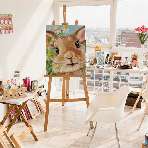 Obraz do MALOWANIA PO NUMERACH Na Ramie Królik Zestaw Po Numerach ARTNAPI na Arena.pl