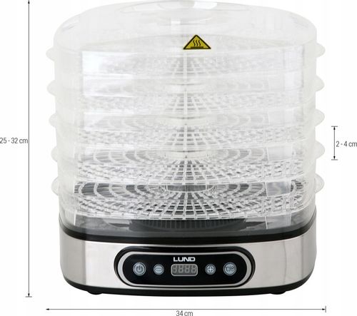 SUSZARKA SPOŻYWCZA DO GRZYBÓW OWOCÓW 5 TAC 500W na Arena.pl