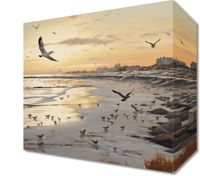 Obraz 20x20cm Zmierzch nad Wybrzeżem