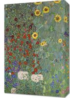 Obraz 40x60cm Farm Garden, Gustaw Klimt Vintage do Salonu