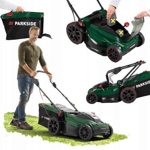 KOSIARKA AKUMULATOROWA PARKSIDE PRMA 40-Li D2 - 40V - 50L - 40CM na Arena.pl