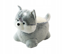 Zabawki dla dzieci Piesek Maskotka Husky Siedzisko Pufla dla maluszka