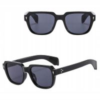 OKULARY PRZECIWSŁONECZNE filtr UV400 czarne damskie męskie + ETUI + ŚCIERKA