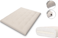 Materac z lateksem 160x200 - Pascall Futon Slim Latex - Ecru