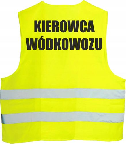 KAMIZELKA ODBLASKOWA nadruk OPERATOR ALKOHOLU na Arena.pl