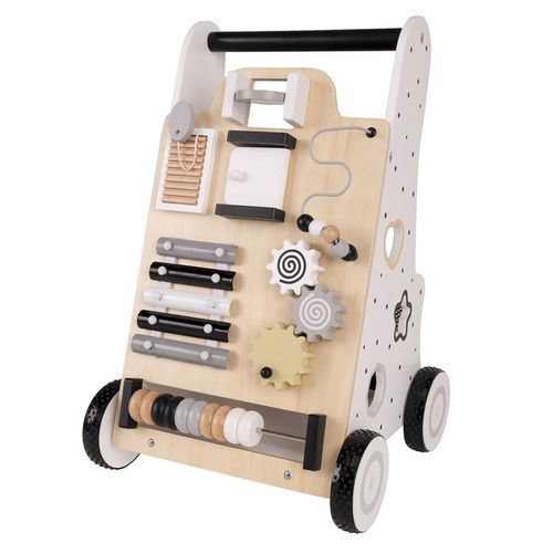 Drewniany chodzik interaktywny pchacz Dla Dzieci KiddyMoon WK-001 na Arena.pl