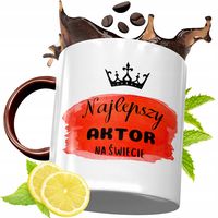 Kubek Bordowy Dla Aktora Na Urodziny Prezent Z Nadrukiem Ze Zdjęciem