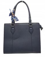 Erick Style - torebka shopper skóra ekologiczna granatowy D3659