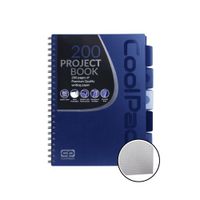 kołonotatnik a4 100 kartek patio coolpack 5 zakładek granatowy