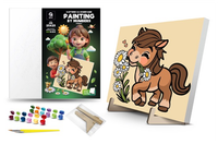 Qbee  Zestaw Do Malowania Sztuka  Koń 5 Elementów Qb900-002