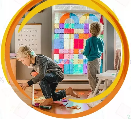 Klocki Magnetyczne, 100 Elementów zdjęcie 4