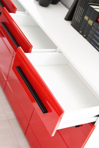 MEBLOŚCIANKA TIMBER 1 RED na Arena.pl