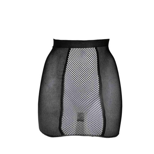 High-Waist Fishnet Skirt - One Size - Black na Arena.pl