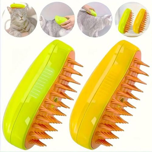 Szczotka Parowa z Masażem dla Kotów Pielęgnacja futra kota psów zwierząt na Arena.pl