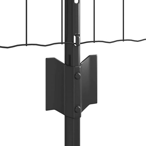 Ogrodzenie z słupkami Szary 0.4 x 50 m Stal na Arena.pl