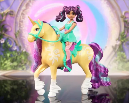 Akademia Jednorożców. Lalka Ava i jednorożec Listka + akcesoria na Arena.pl