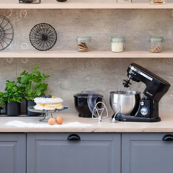 Robot kuchenny planetarny wielofunkcyjny 2 misy zestaw czarny MPM MRK-21 zdjęcie 3