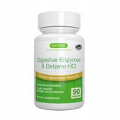 Enzymy Trawienne COMPLEX z Betainą HCl WEGAŃSKIE papaina bromelaina Igennus