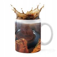 KUBEK CERAMICZNY 330ML DRUK - WIELKI KANION PIĘKNE WIDOKI KRAJOBRAZ