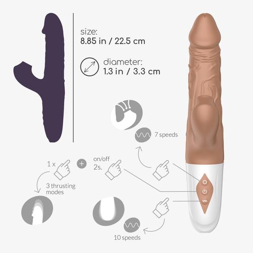 Crushious Thrusting Realistic Vibrator El Matador na Arena.pl