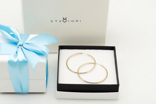 Złote kolczyki KZX5481 na Arena.pl