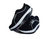 Trampki z kołyskową podeszwą Fit Walk balansujące na fitness 44 czarne