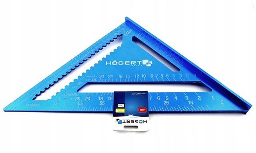 KĄTOWNIK CIESIELSKI STOLARSKI ALUMINIOWY MOCNY 300 x 300 mm HOGERT HT4M214 na Arena.pl