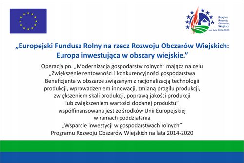 Tablica na dofinansowanie Unijna 42x30cm A3 PCV BLACHA na Arena.pl