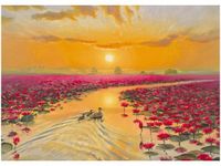 OBRAZ DRUK KACZKI LILIACH