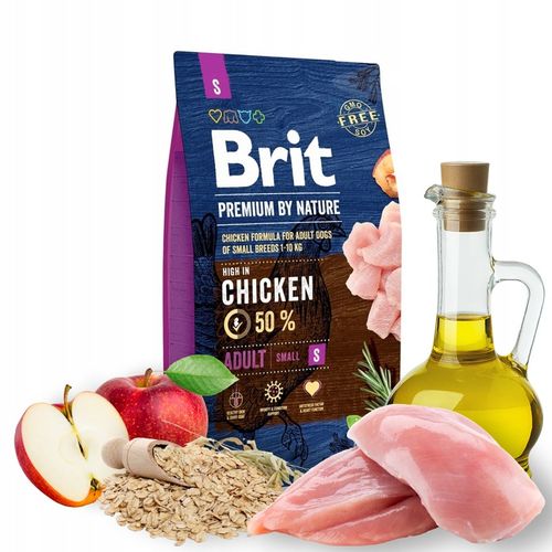 BRIT Premium Small Chicken sucha karma dla psa 8kg na Arena.pl