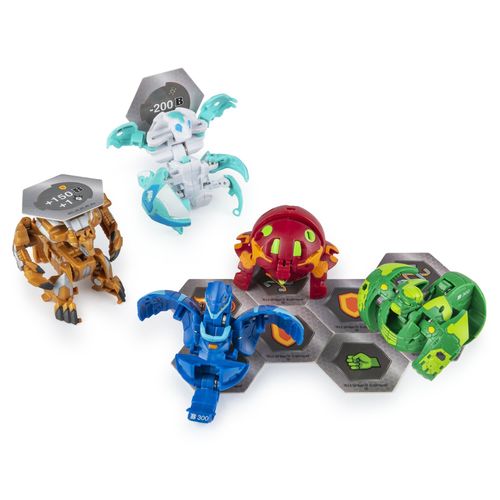 Spin Bakugan 5-pack Aurelus Lupitheon Haos Vicerox + karty na Arena.pl