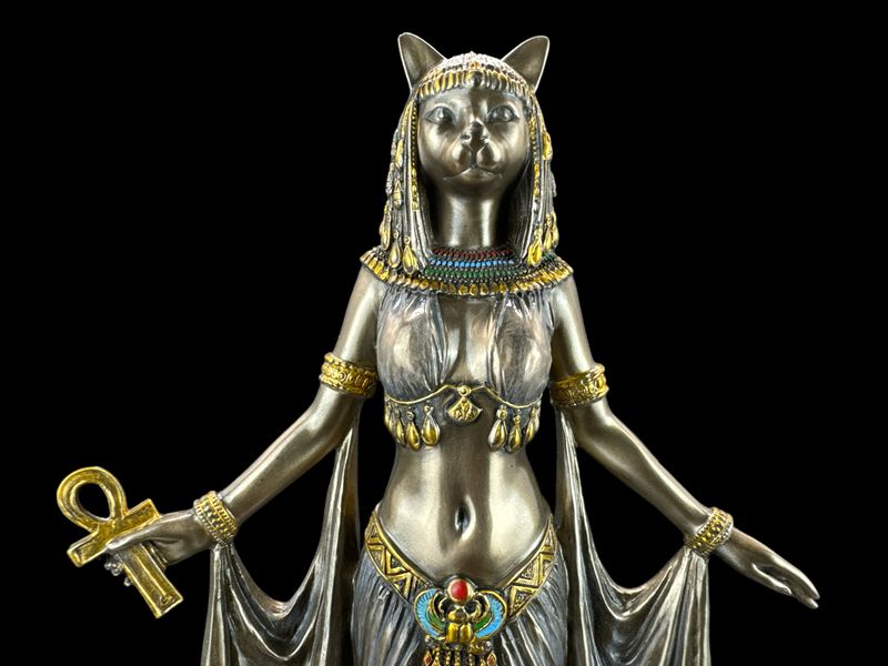 EGIPSKA BOGINI OCHRONY BASTET VERONESE WU77608A4 zdjęcie 2