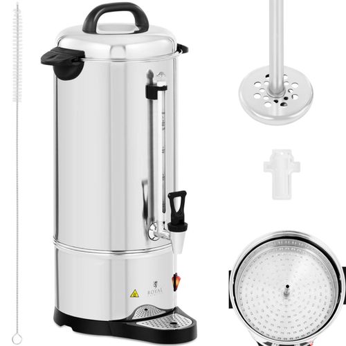 Zaparzacz zaparzarka do kawy herbaty z kranem i tacką ociekową 1200 W 9 l na Arena.pl