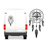 NAKLEJKA NA BOK AUTA KAMPER camper auto samochód przyczepę kempingową 50cm