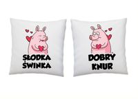 Poduszka na Walentynki dla Par MIŁOŚĆ PREZENT IMIĘ