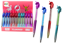 Długopis Z Jednorożcem Diamenciki Niebieski Wkład 0.7mm Mix