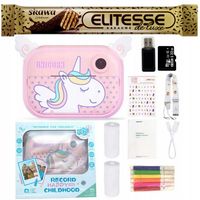 PREMIUM APARAT przenośna drukarka jednorożec DLA DZIECI DRUKARKA + 32GB 178